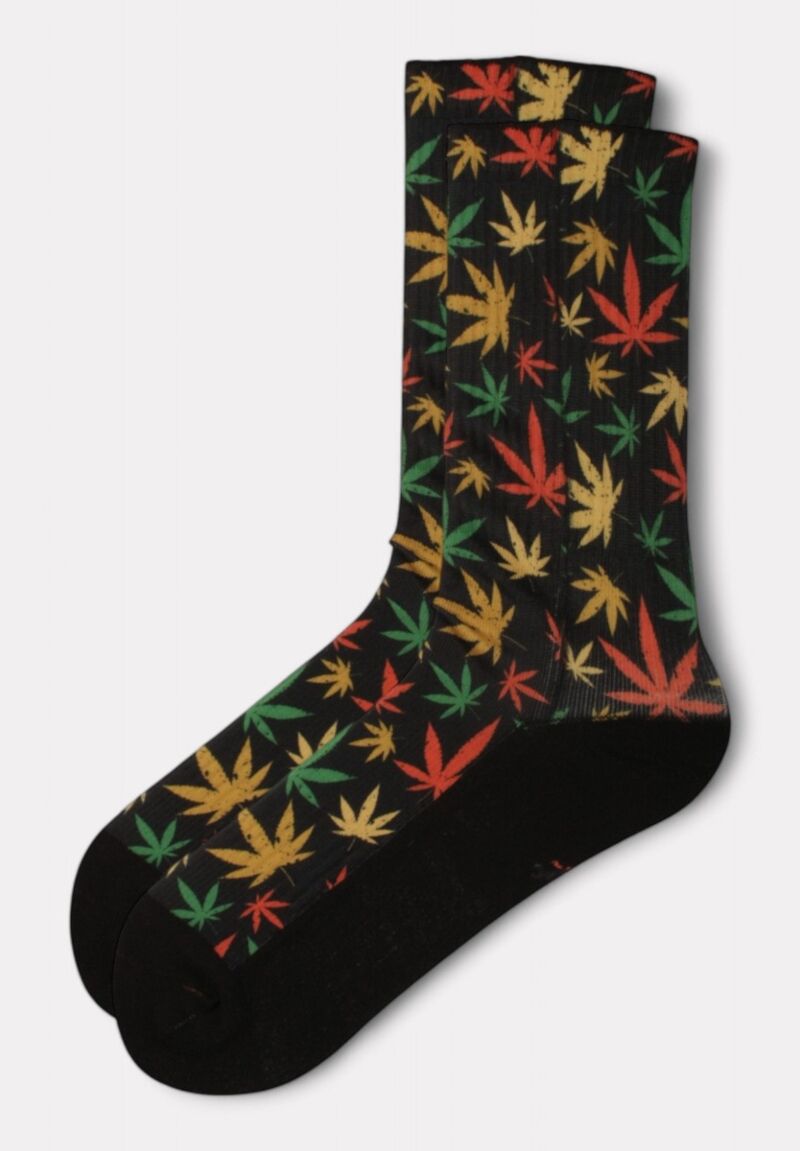 Κάλτσα #doyoudaresocks by Dimi Socks Digital Printed Casual Weed