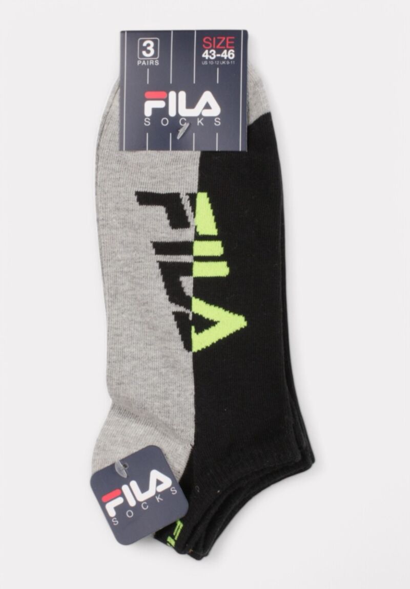  Fila Invisible Socks Fashion Black
