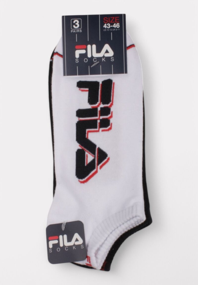  Fila Invisible Socks White/Navy