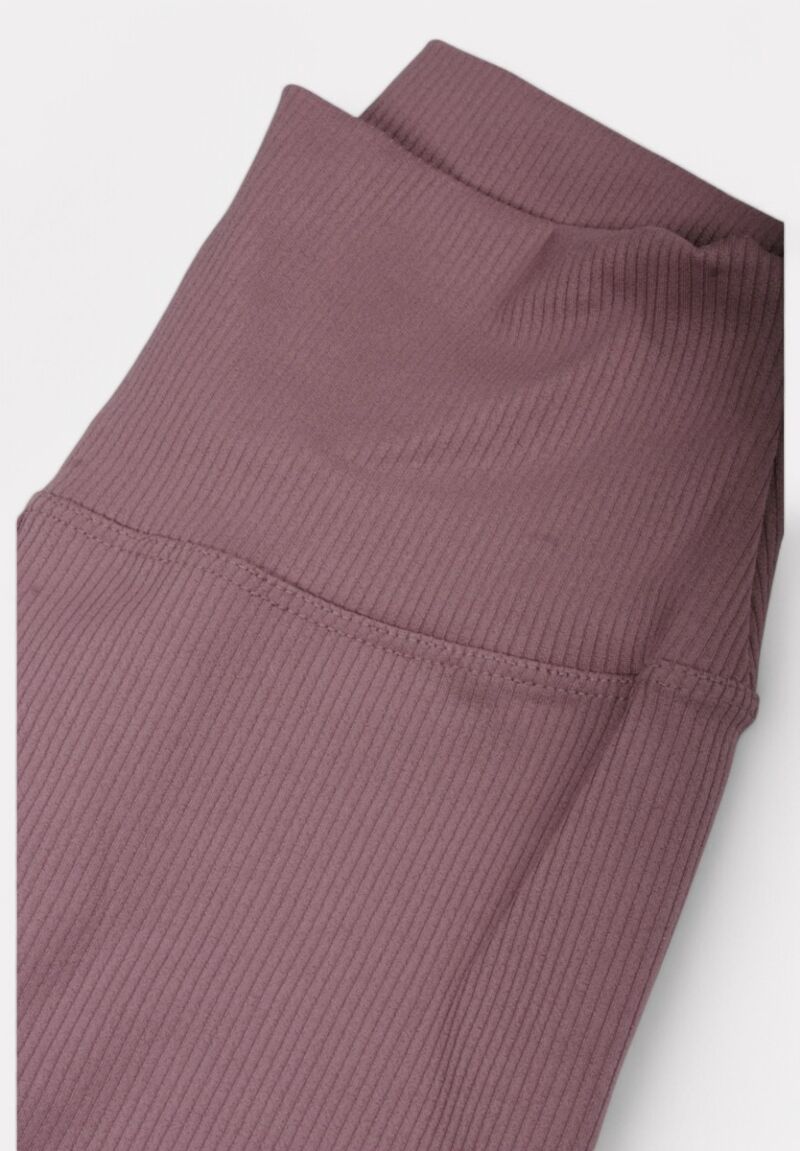 Γυναικείο Biker Κολάν Kota – Ψηλόμεσο με Rib Ύφασμα Σάπιο Μήλο