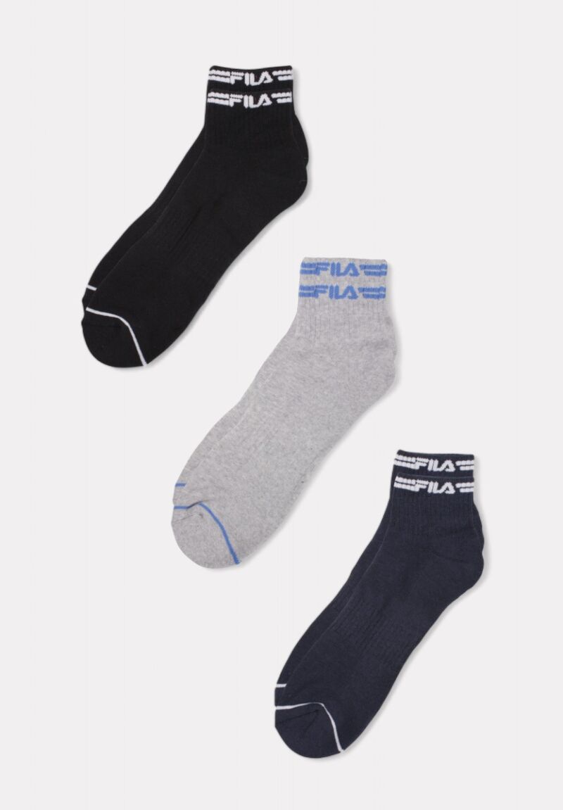 Fila Fitness Quarter Half Terry Socks Color Sport