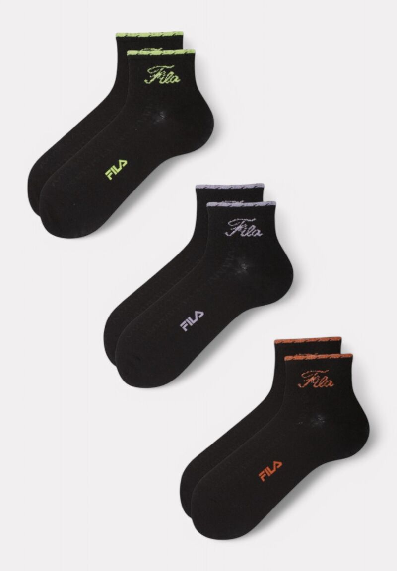 Fila Quarter Socks F6787 Fashion Lady - 3 τεμάχια