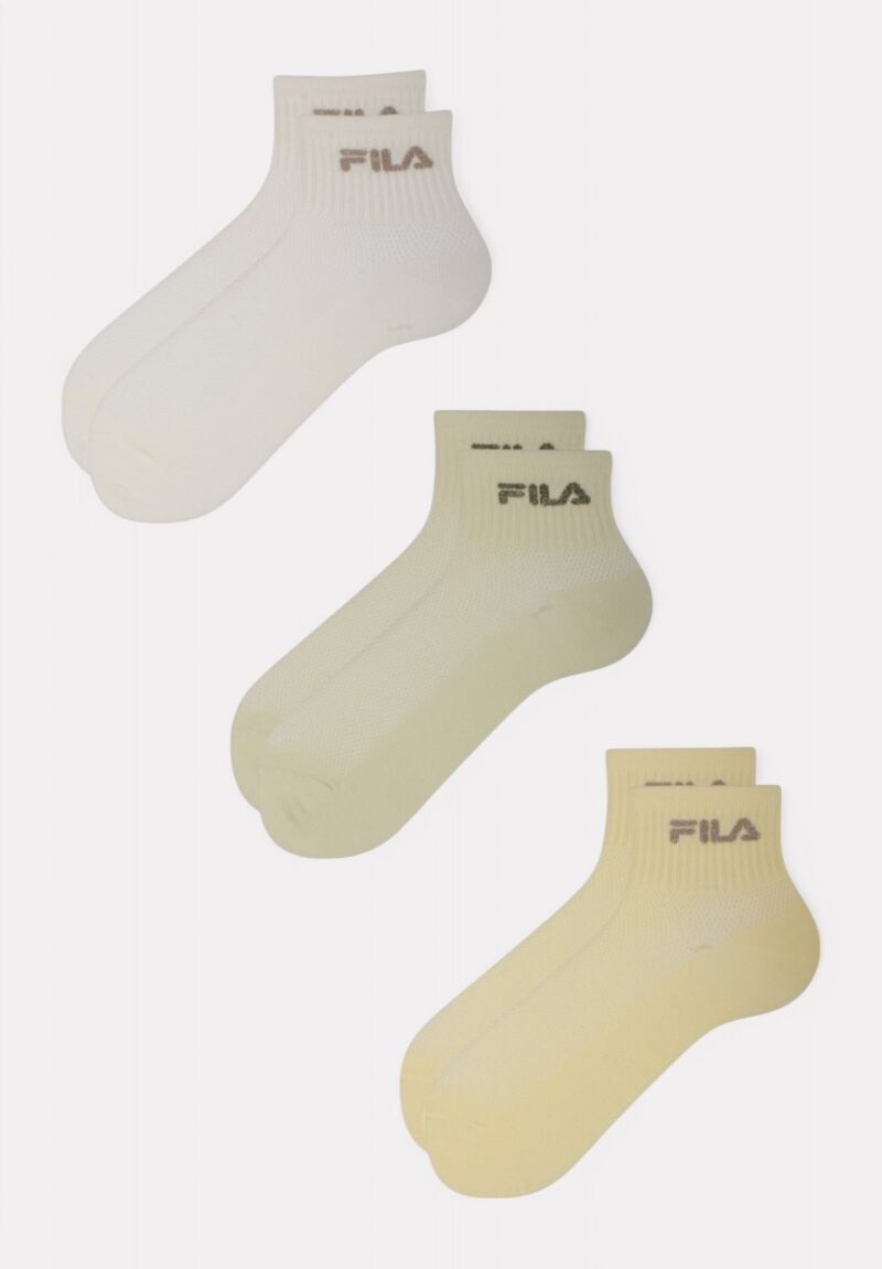 Fila Quarter Socks F6796 Ice Cream - 3 τεμάχια