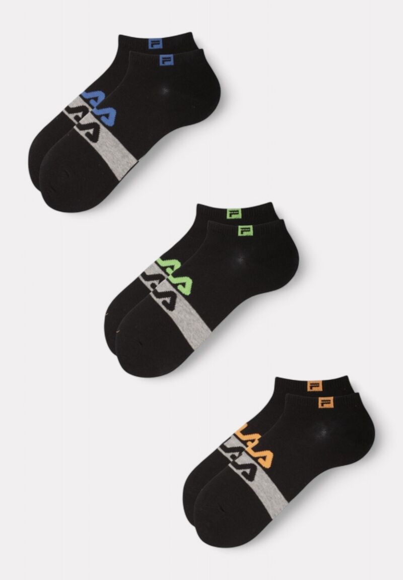 Παιδικές Κάλτσες FILA (Σετ 3 Ζευγάρια) – Logo Style
