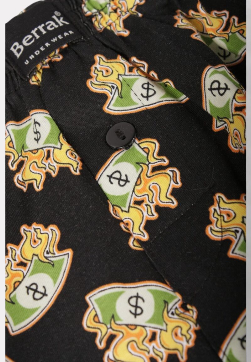 Ανδρικό μποξεράκι Berrak με κουμπί – Flamin’ Bills Edition