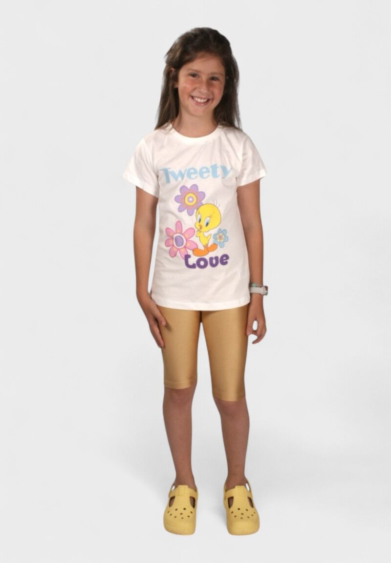 Κολάν παιδικό Biker Beige Nina Club