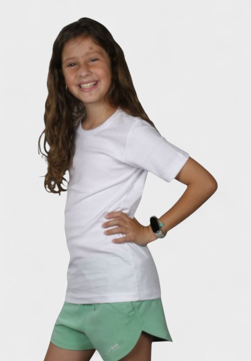 Παιδικό Φανελάκι Κοντομάνικο Λευκό Nina Club | 100% Bαμβάκι