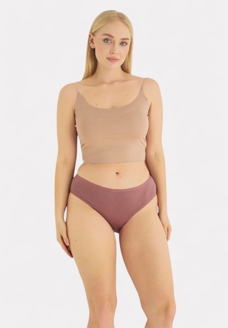 Σλίπ Midi ψηλοκάβαλα Sexen Little Dots Amelia 5 τεμ. 