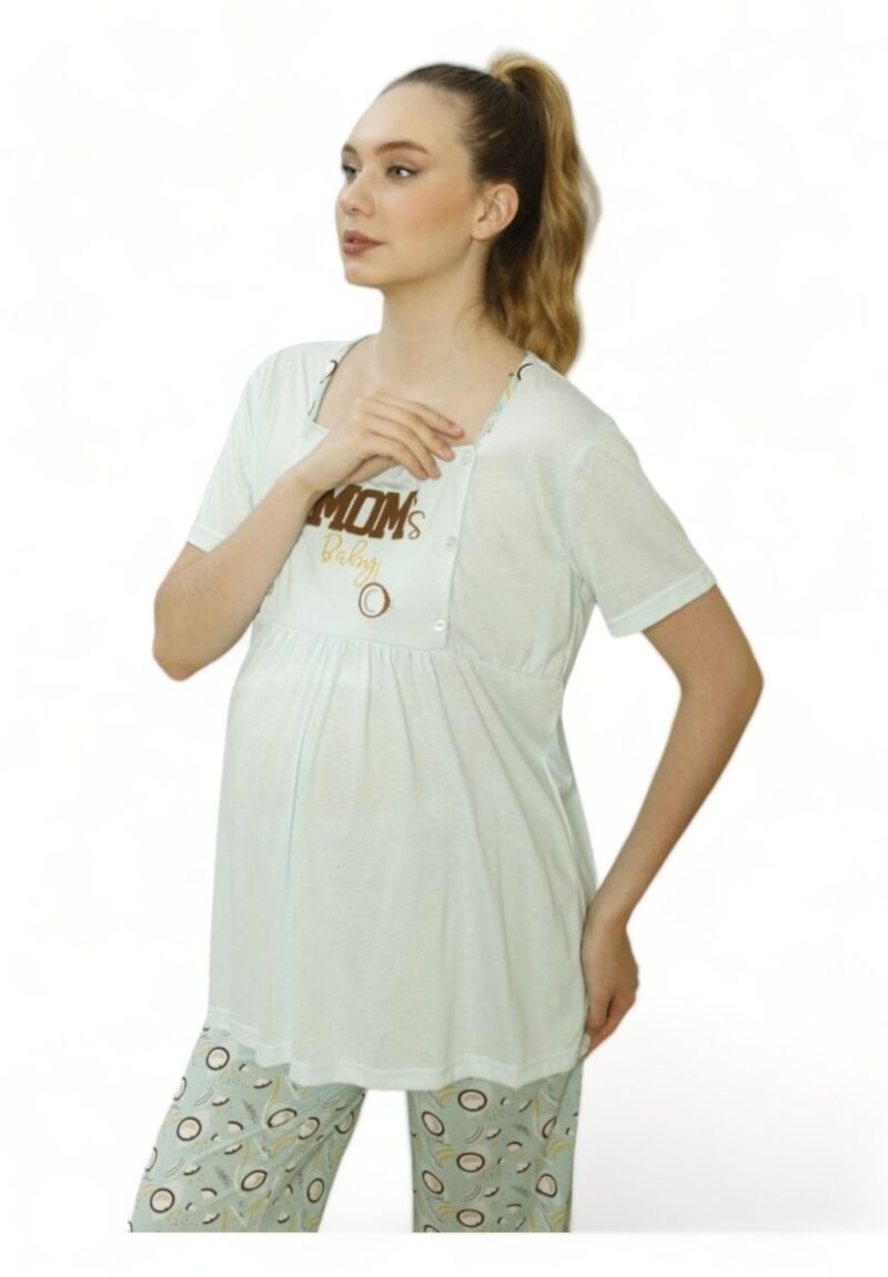 Πιτζάμα εγκυμοσύνης με ρόμπα Pijamood Mom's Baby