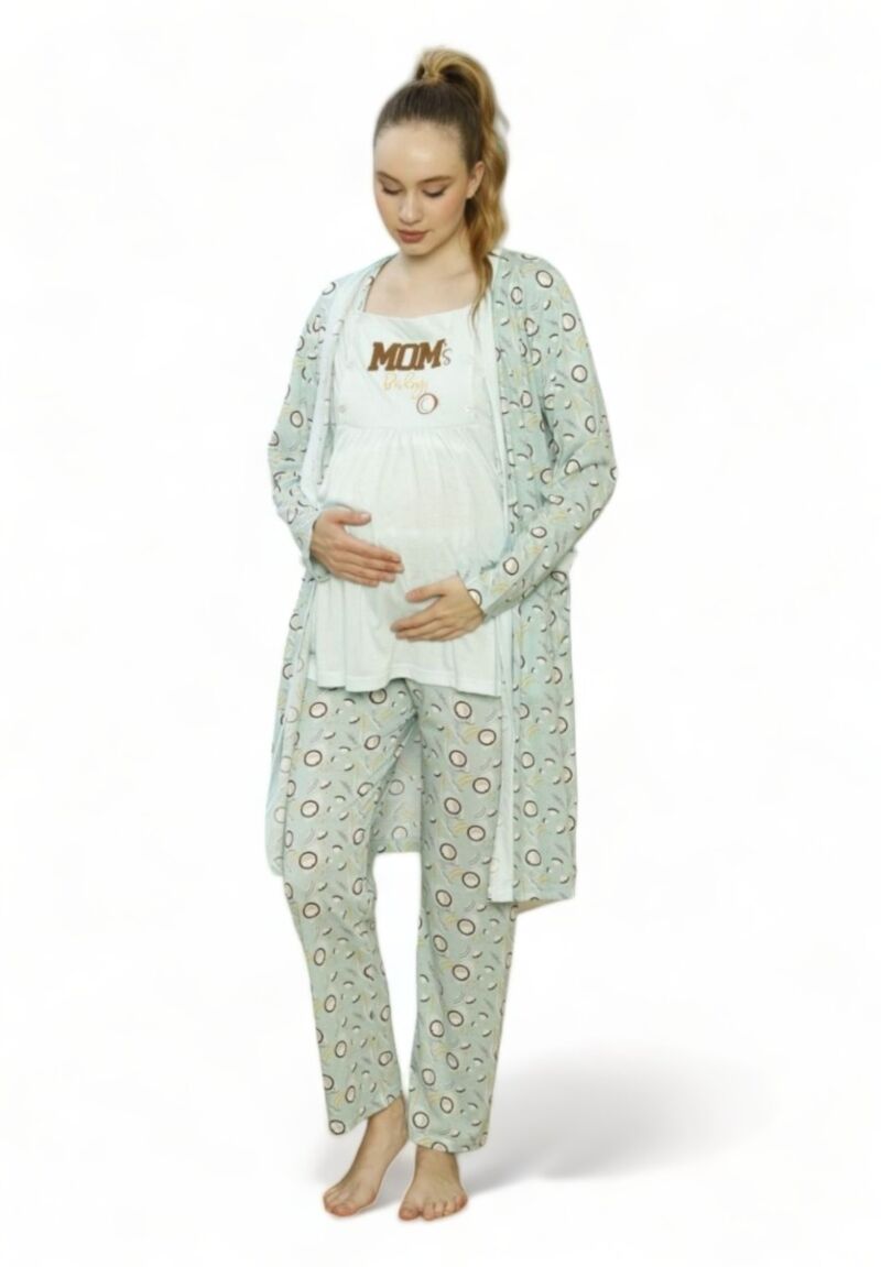 Πιτζάμα εγκυμοσύνης με ρόμπα Pijamood Mom's Baby