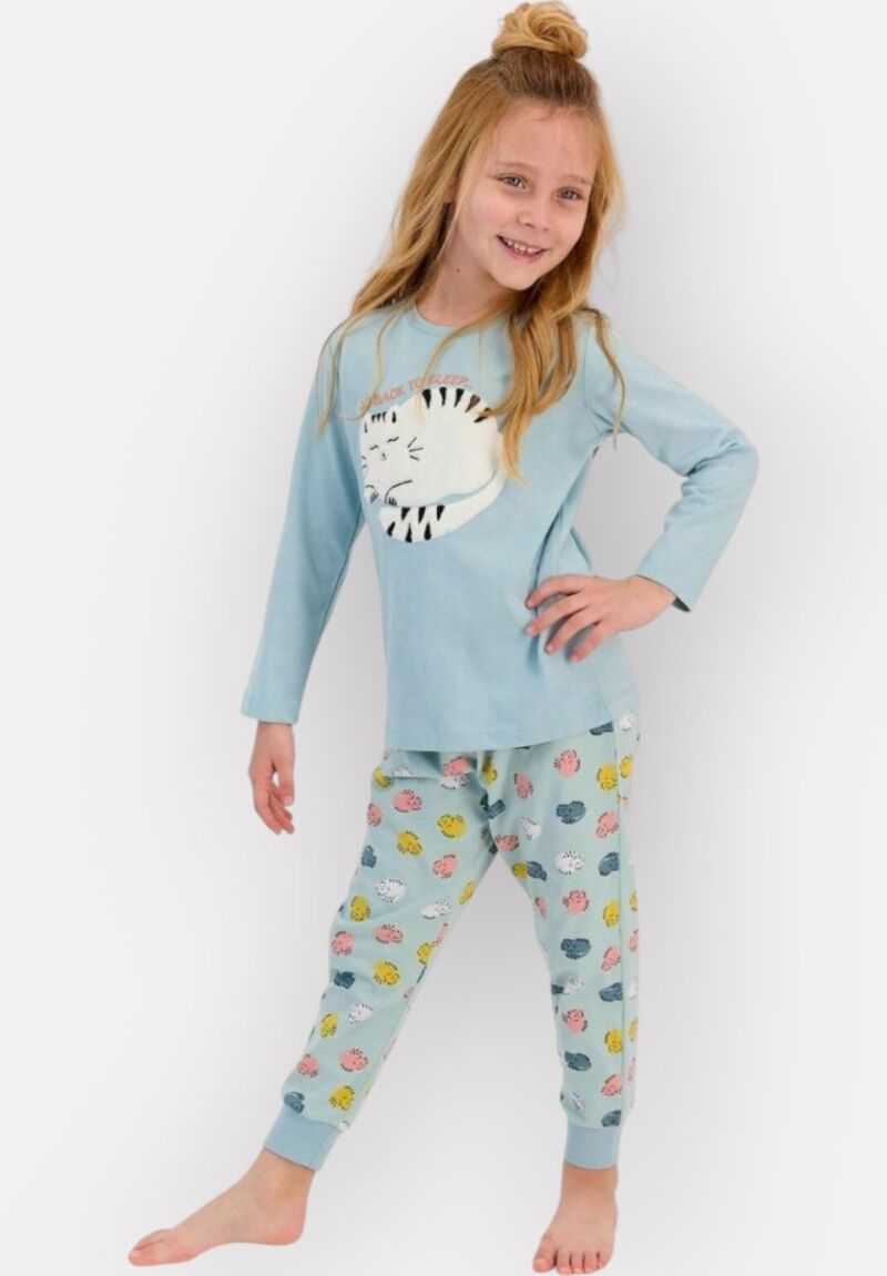 Πιτζάμα  εφηβική βαμβακερή κορίτσι  Rolypoly Back To Sleep 