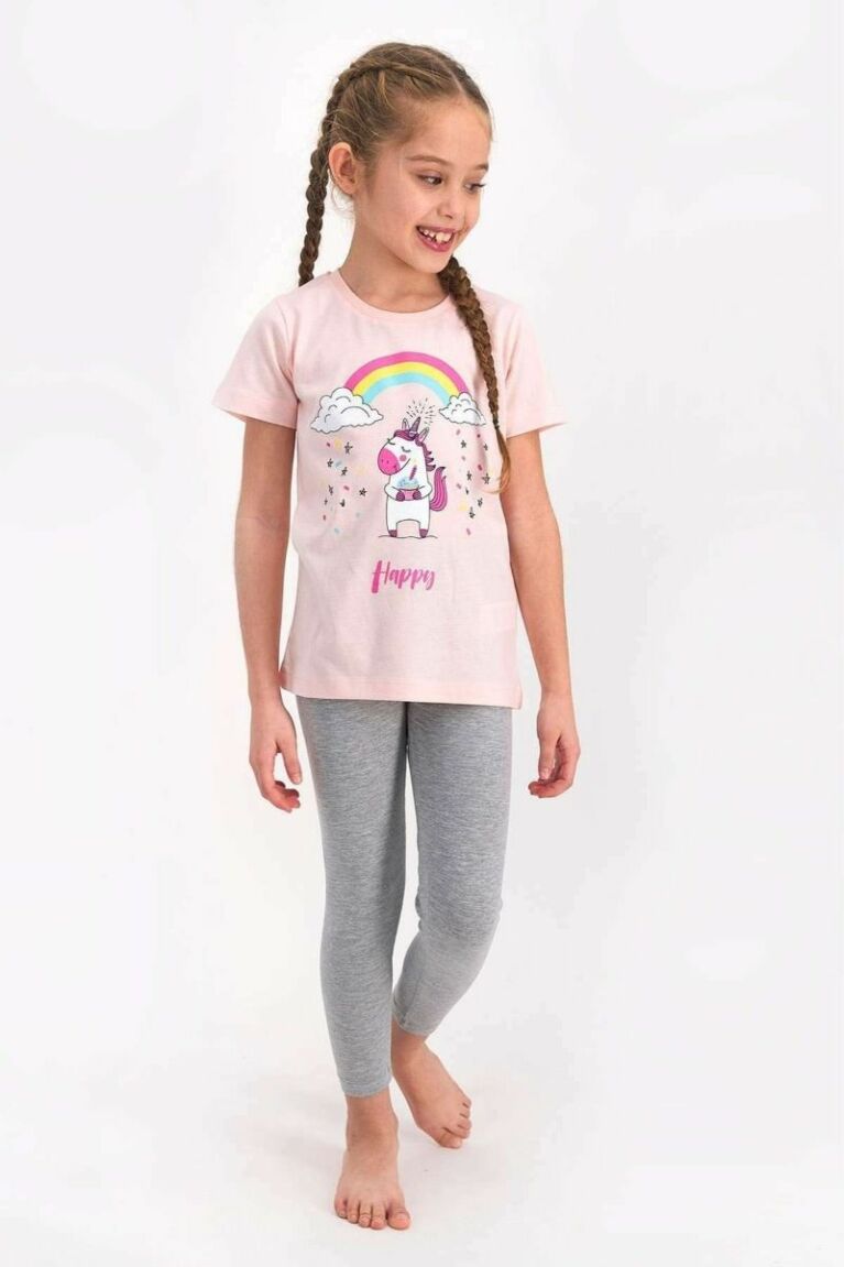 Πιτζάμα παιδική με κολάν  Rolypoly Unicorn