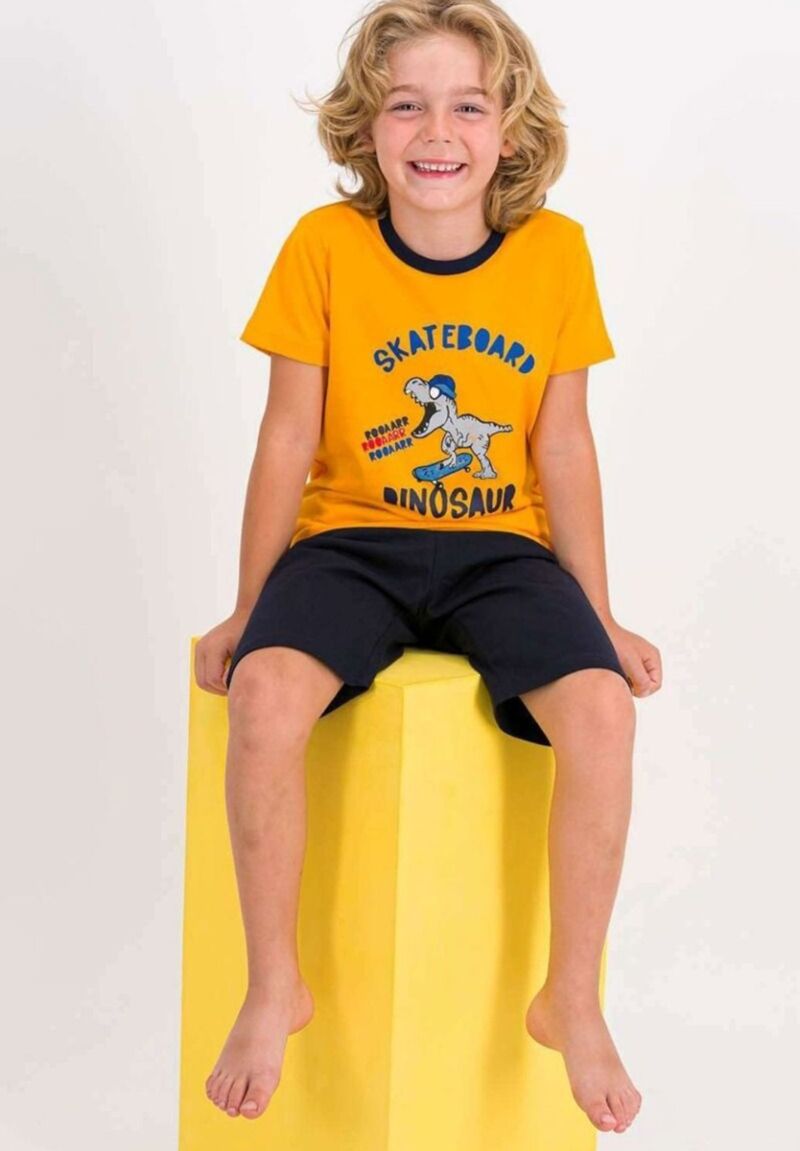 Πιτζάμα παιδική Rolypoly Dinosaur Skate
