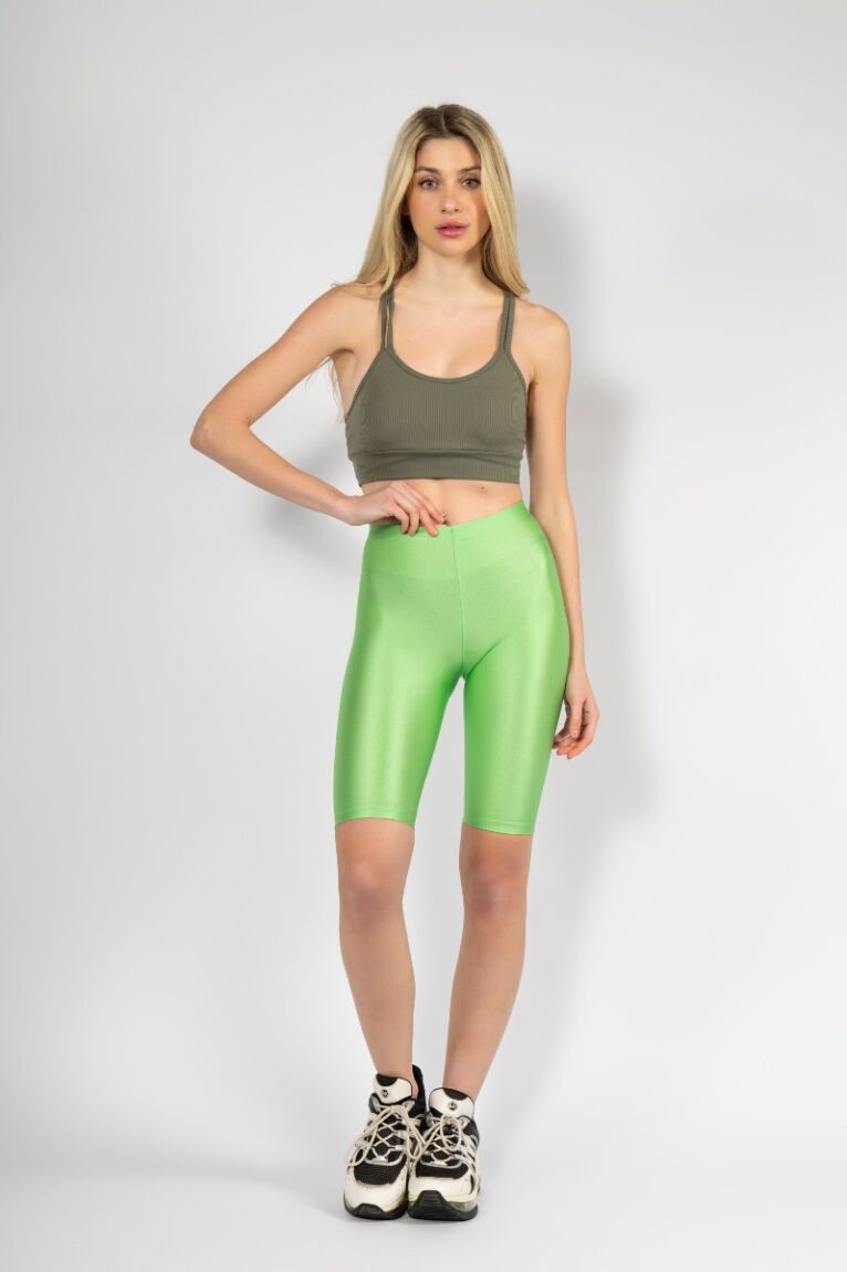 Κολάν γυναικείο Biker Green Nina Club