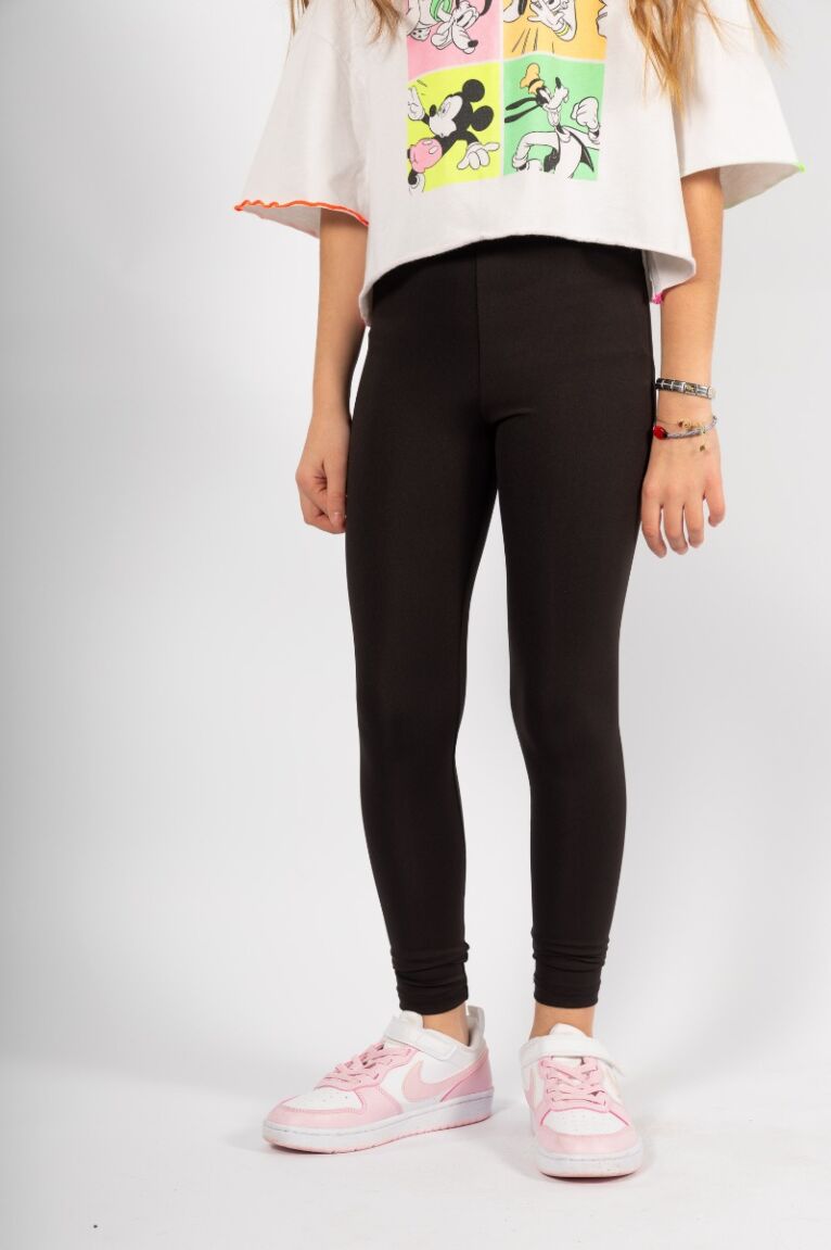 Κολάν παιδικό ματ Nina Club Alma Μαύρο