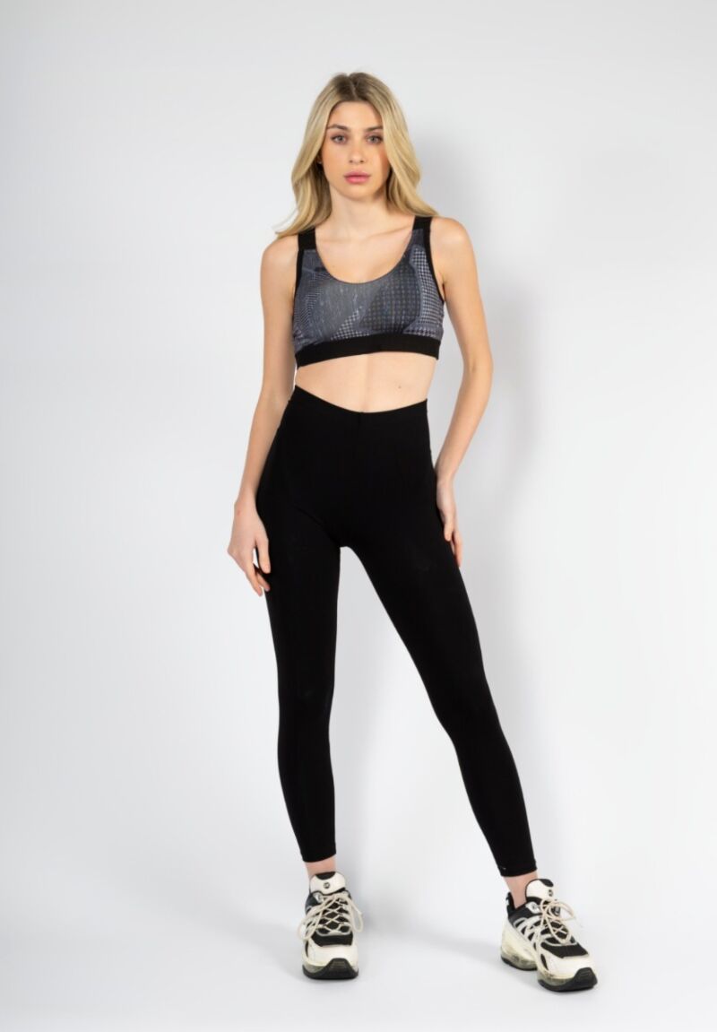 Κολάν γυναικείο βισκόζ μαύρο Nina Club Shaping