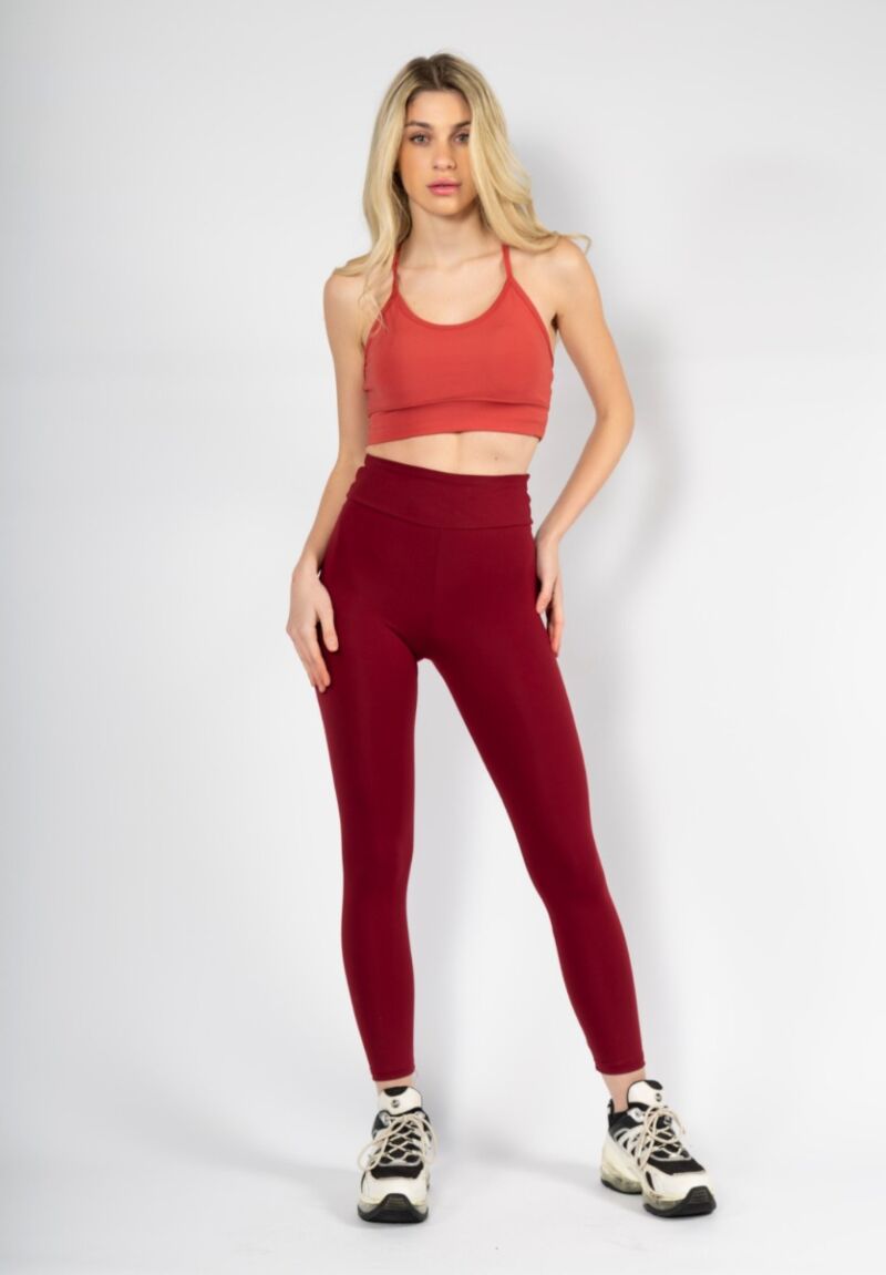 Κολάν γυναικείο ματ μπορντώ Nina Club Shaping