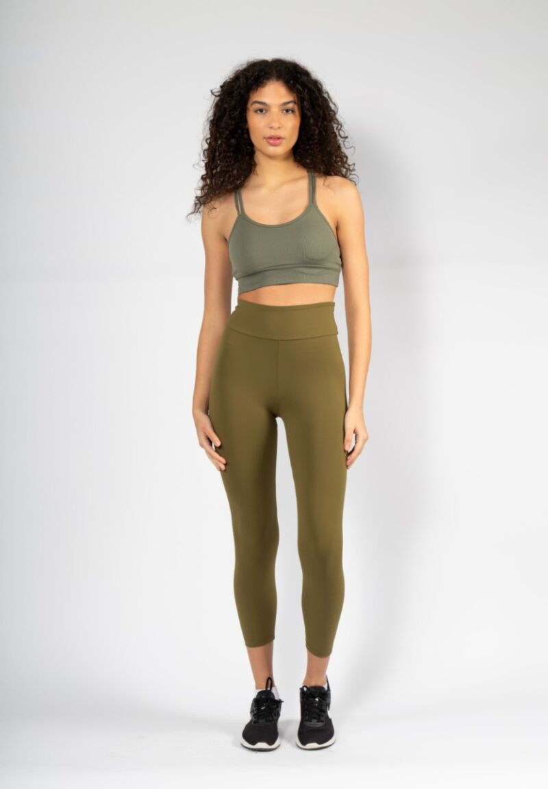 Κολάν γυναικείο ματ λαδί Nina Club Shaping