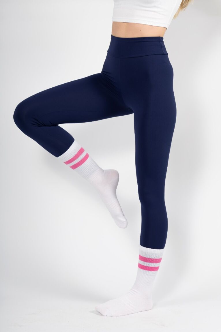 Κολάν γυναικείο ματ μπλε σκούρο Nina Club Shaping