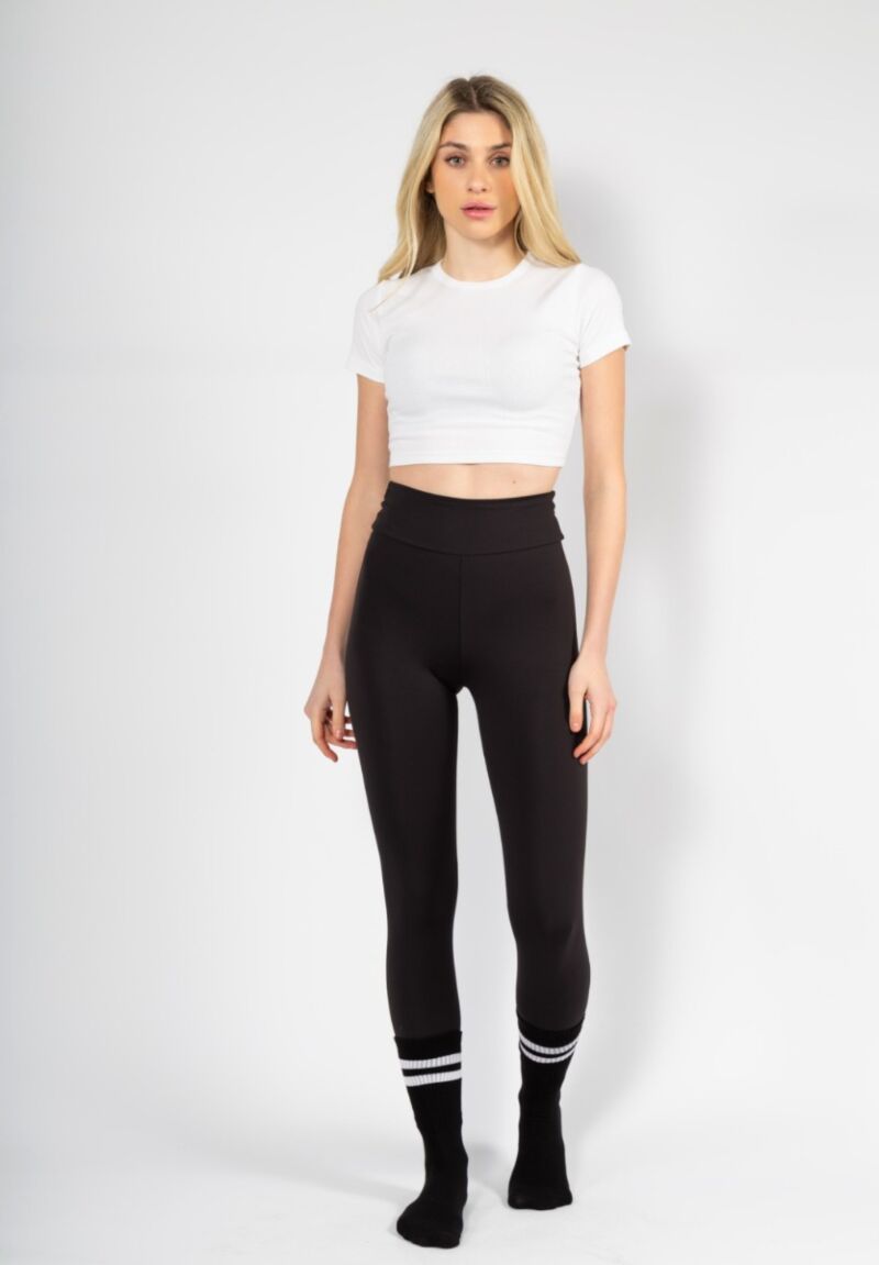 Κολάν γυναικείο ματ μαύρο Nina Club Shaping