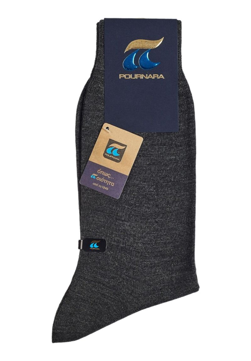 Κάλτσα ανδρική μάλλινη Pournara Premium