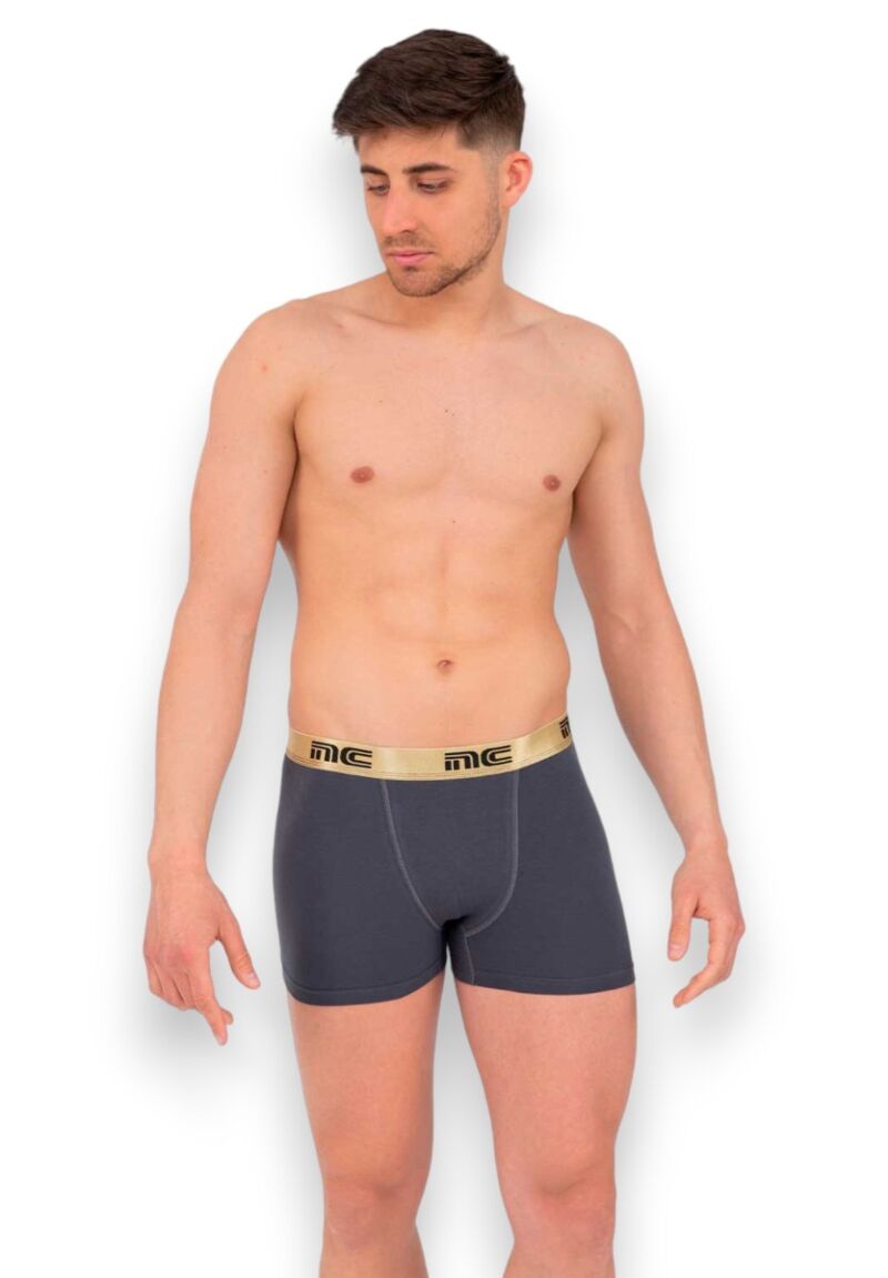 Boxer Ανδρικό Nina Club Anthracite Gold Metal
