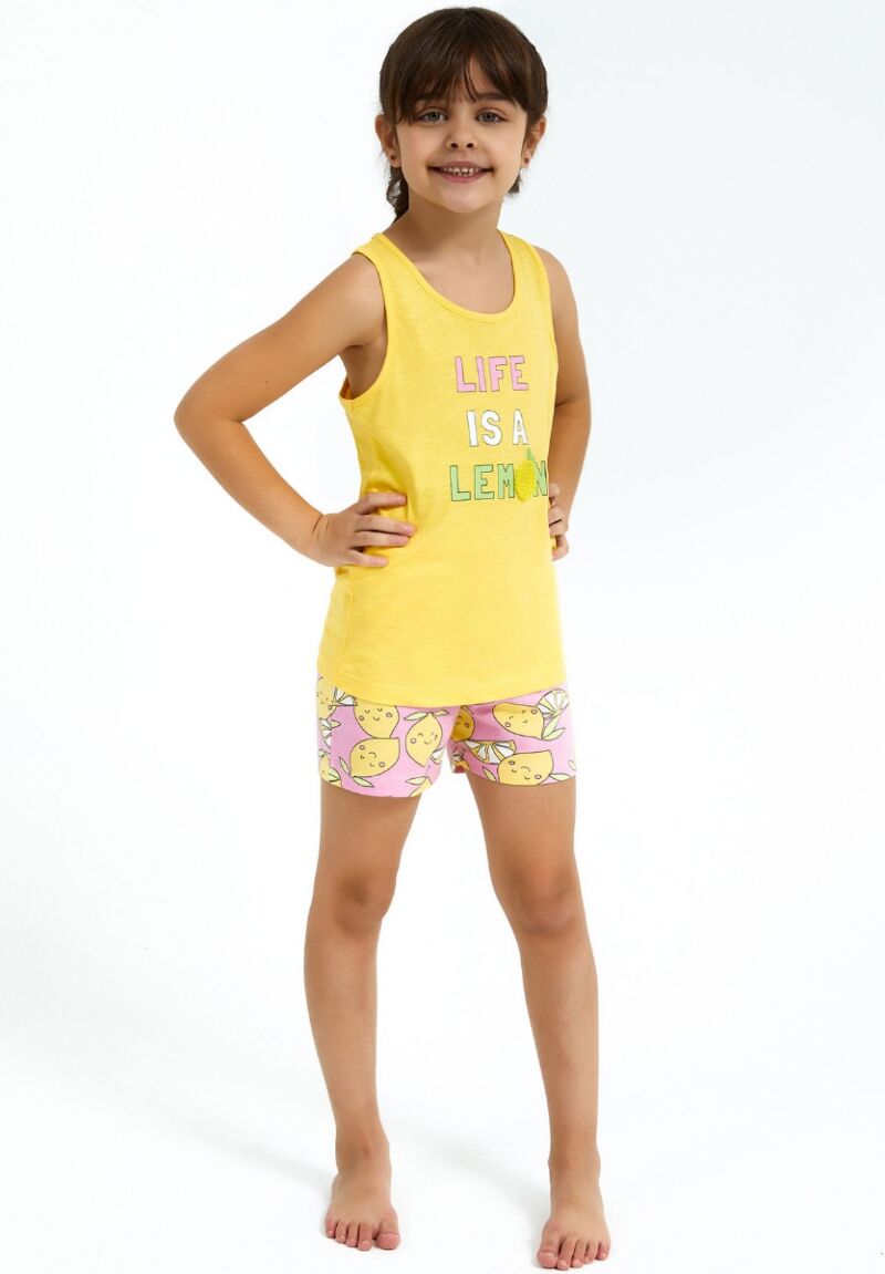 Πιτζάμα παιδική κορίτσι Life is a Lemon