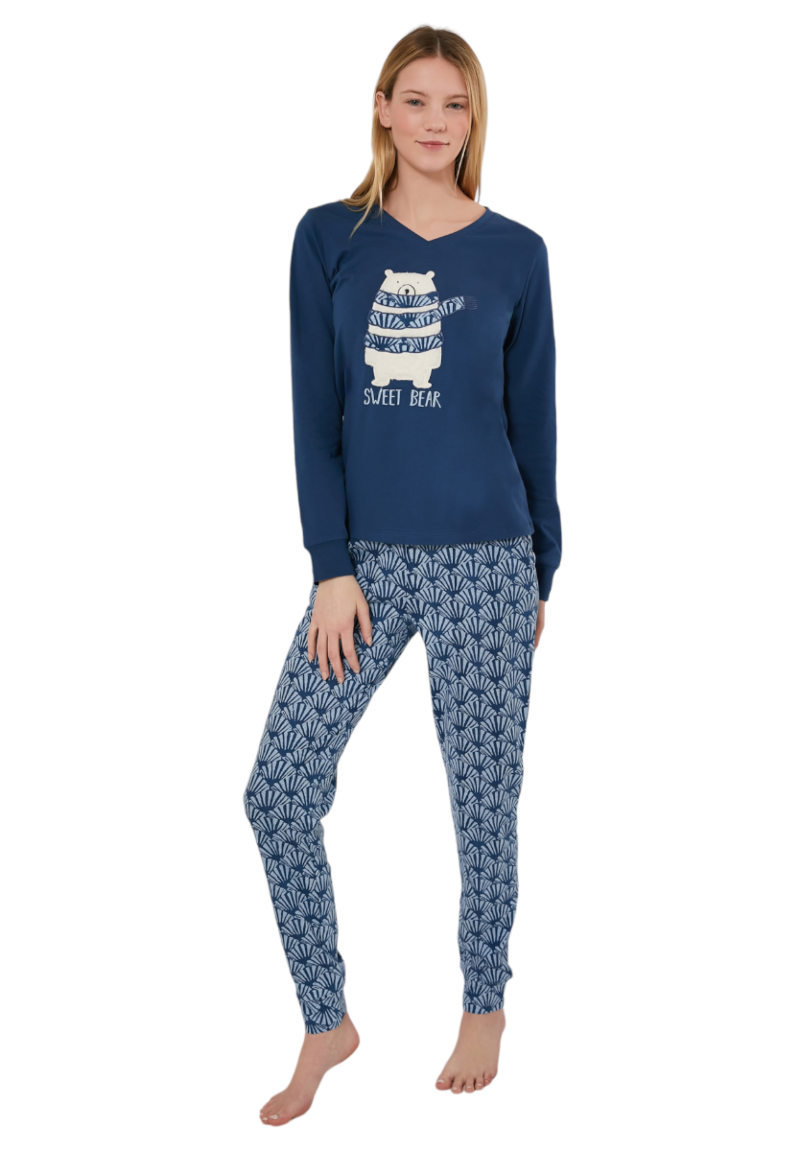 Πιτζάμα Γυναικεία Arnetta White Bear