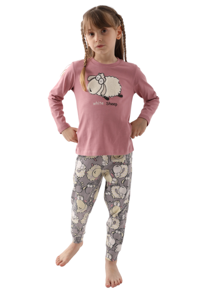 Πιτζαμα παιδική Arnetta White Sheep Kid