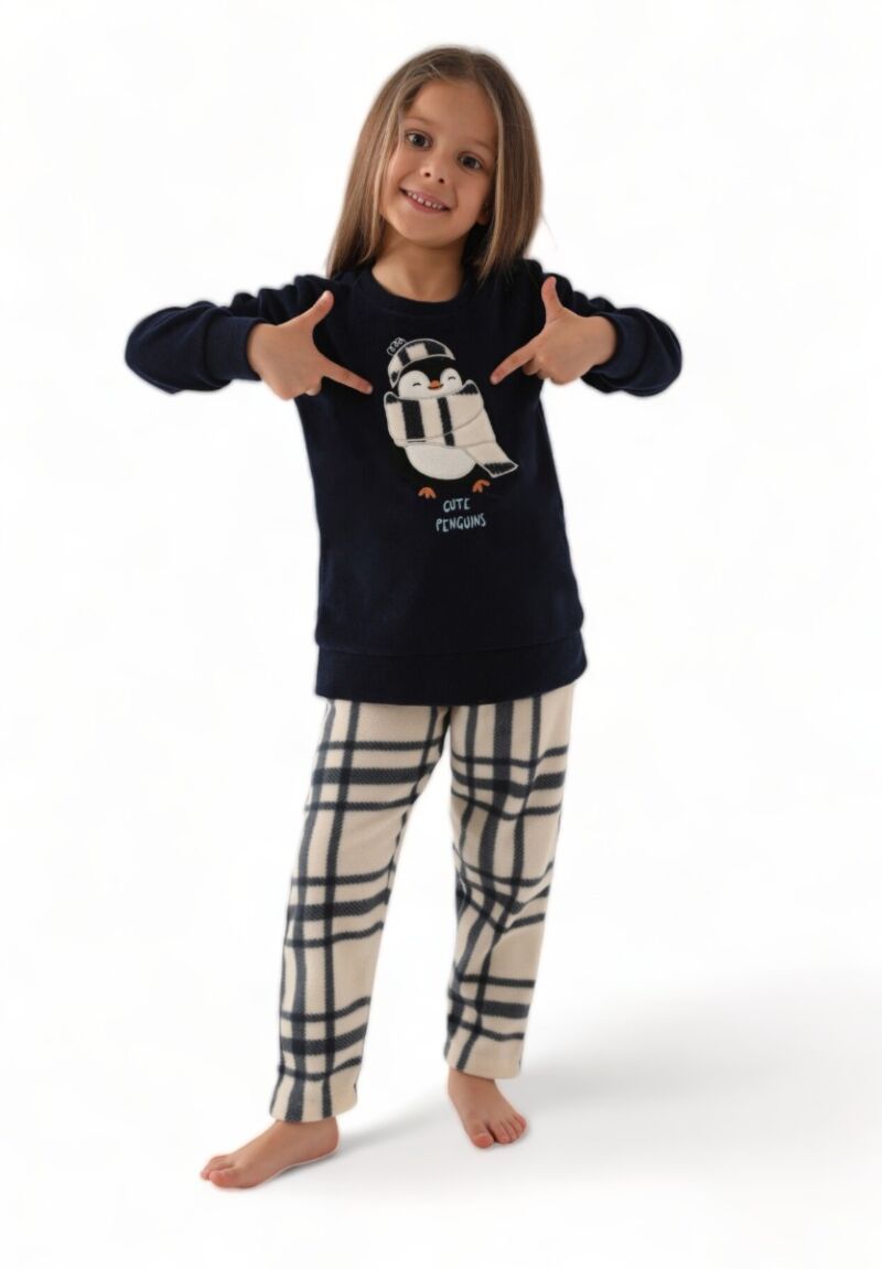 Πιτζάμα για κορίτσι Polar Fleece Arnetta Penguin