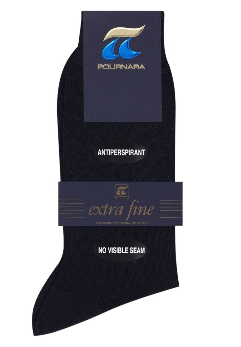 Κάλτσα ανδρική βαμβακερή αντιιδρωτική χωρίς Ραφές Pournara