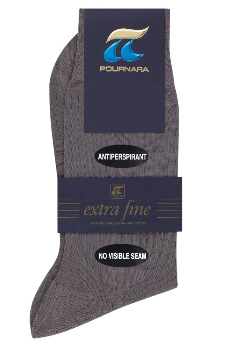 Κάλτσα ανδρική βαμβακερή αντιιδρωτική χωρίς Ραφές Pournara
