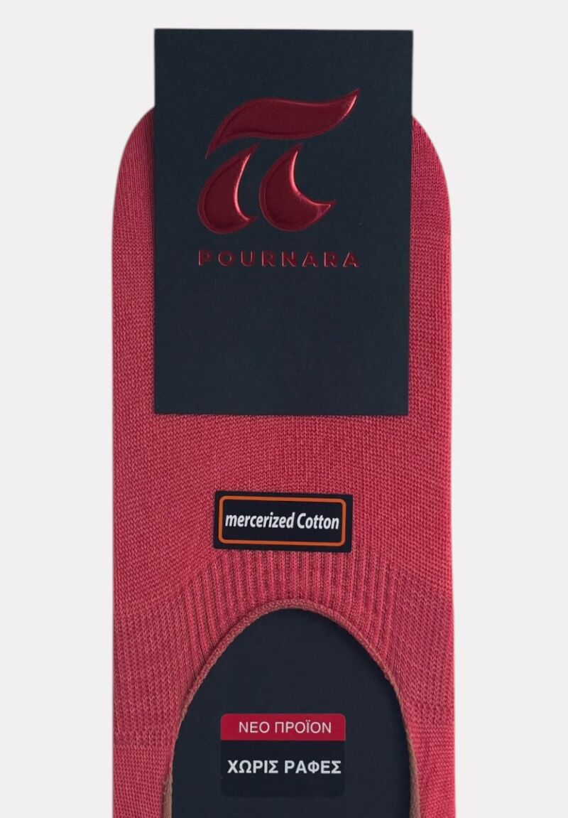 Βαμβακερό Γυναικείο Καλτσάκι Pournara Χωρίς Ραφές & Μεγάλης Αντοχής Koral