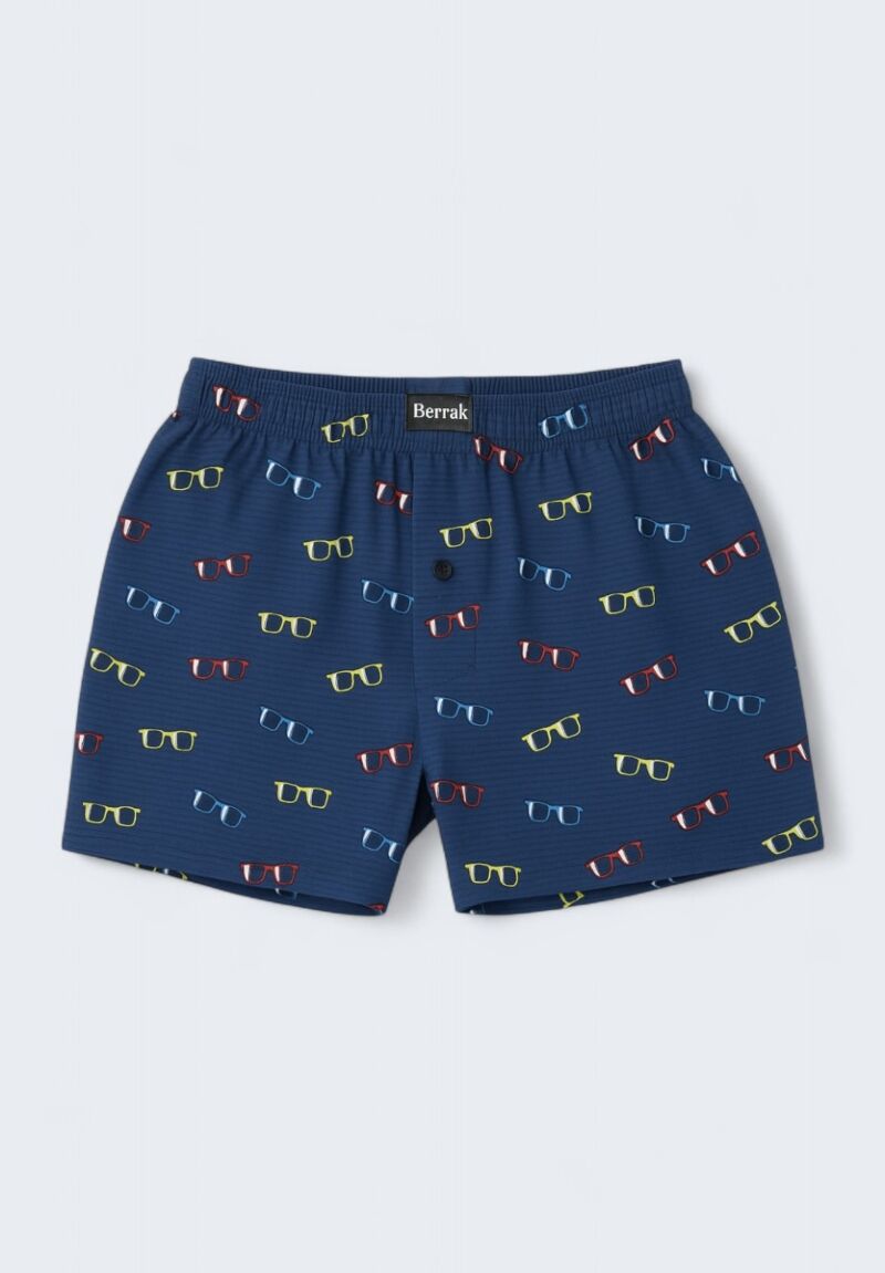 Ανδρικό Μποξεράκι Berrak με Γυαλιά – 100% Βαμβάκι
