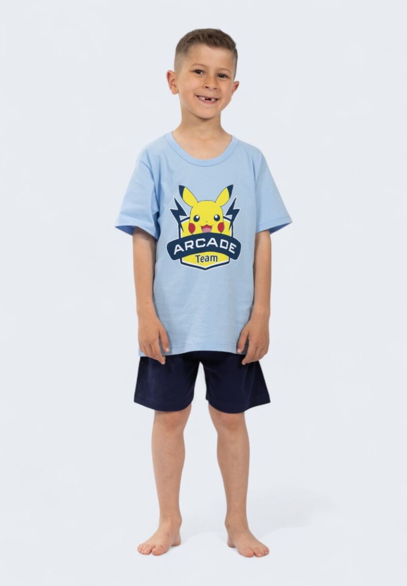Παιδική Πιτζάμα Nina Club Arcade Team (Pikachu) Γαλάζιο| Closet22