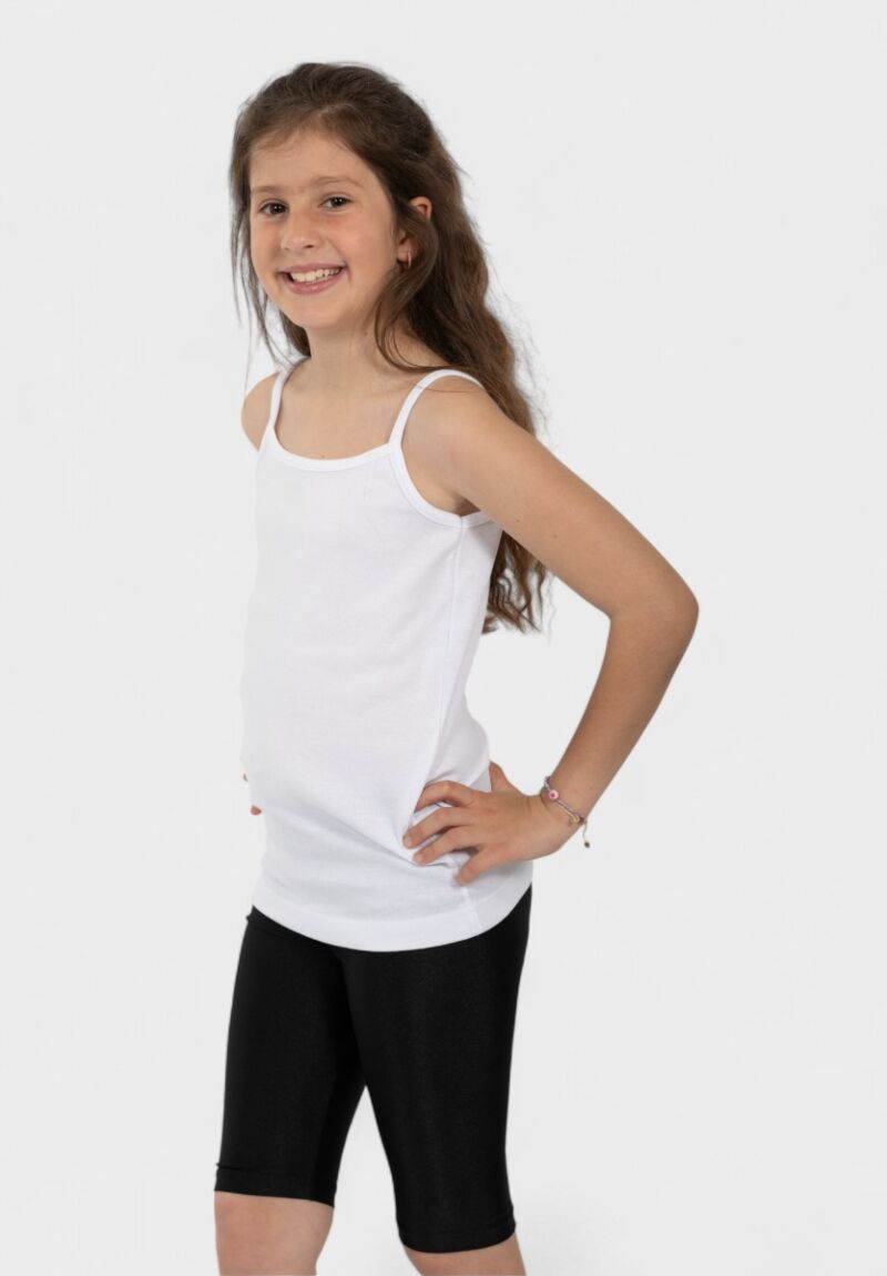 Παιδικό Φανελάκι Τιράντα Λευκό Nina Club