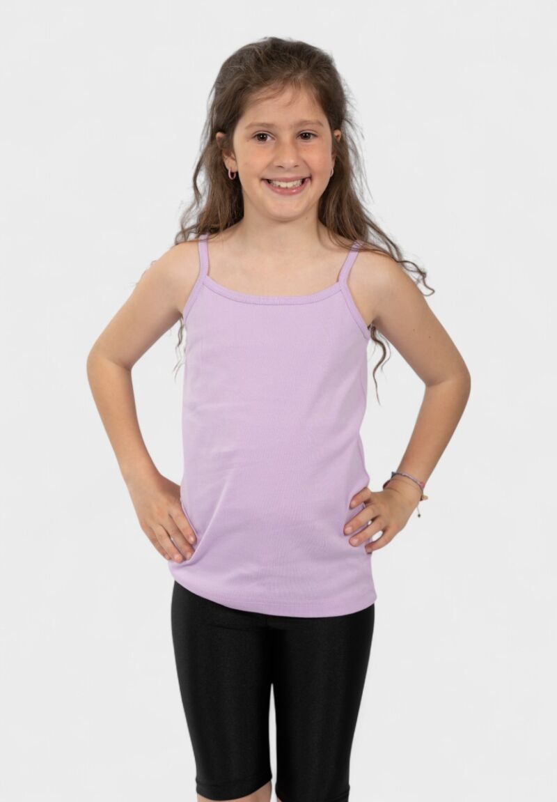 Παιδικό Φανελάκι Τιράντα Λιλά Nina Club