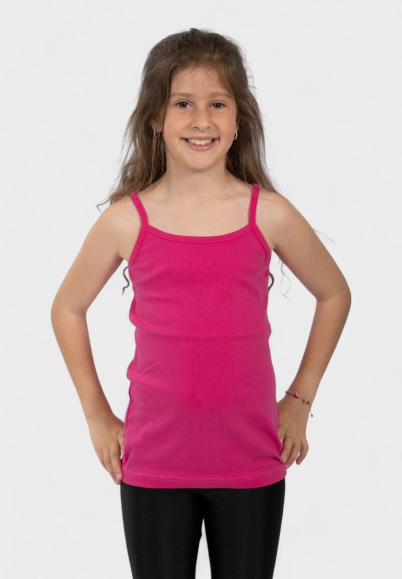 Παιδικό Φανελάκι Τιράντα Φούξια Nina Club