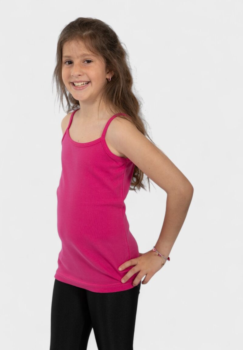 Παιδικό Φανελάκι Τιράντα Φούξια Nina Club