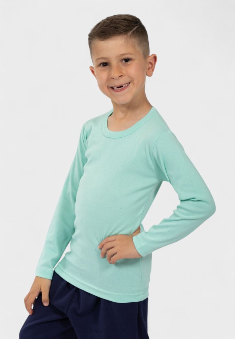 Παιδικό Φανελάκι Μακρυμάνικο 100% Βαμβακερό Βεραμάν| Nina Club