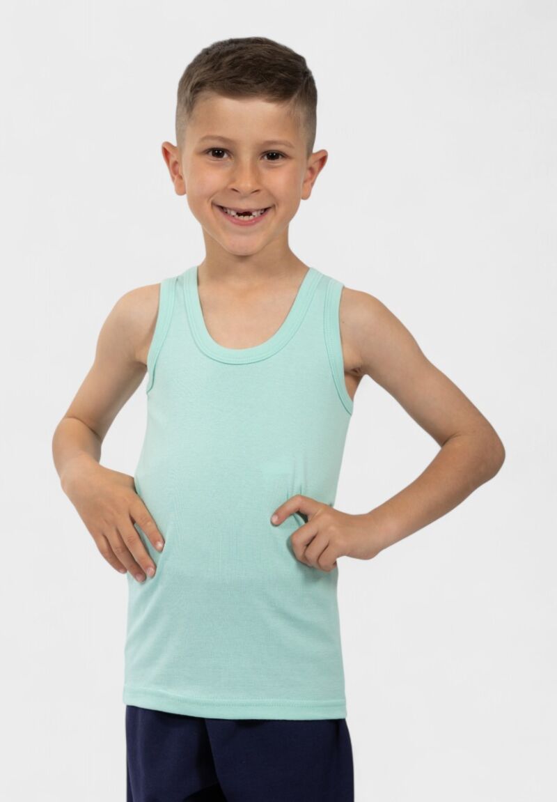 Φανελάκι παιδικό αμάνικο βεραμάν Nina Club 100% βαμβάκι