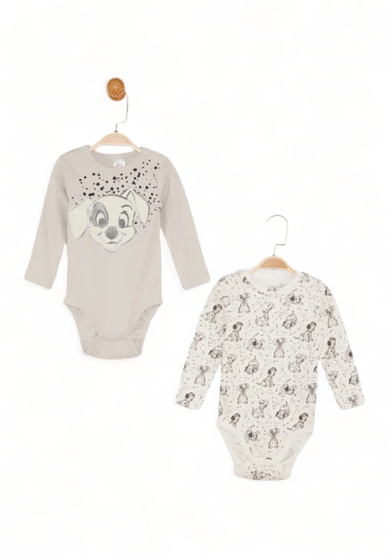 Κορμάκια Βρεφικά Cimpa με μακρύ μανίκι Dalmatians της Disney