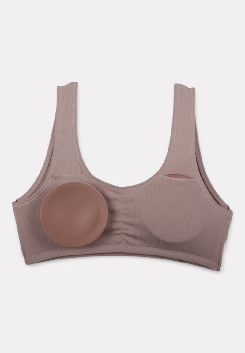 Μπουστάκια Εφηβικά με Φαρδιά Τιράντα Rib Biyo Kids - Αποσπώμενη Ενίσχυση 5 Pack 