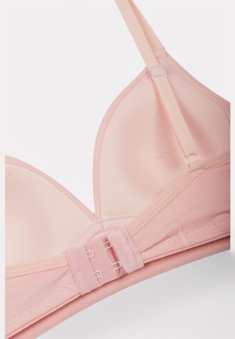 Σουτιέν Εφηβικό Βαμβακερό Biyo Kids One Color Σομόν