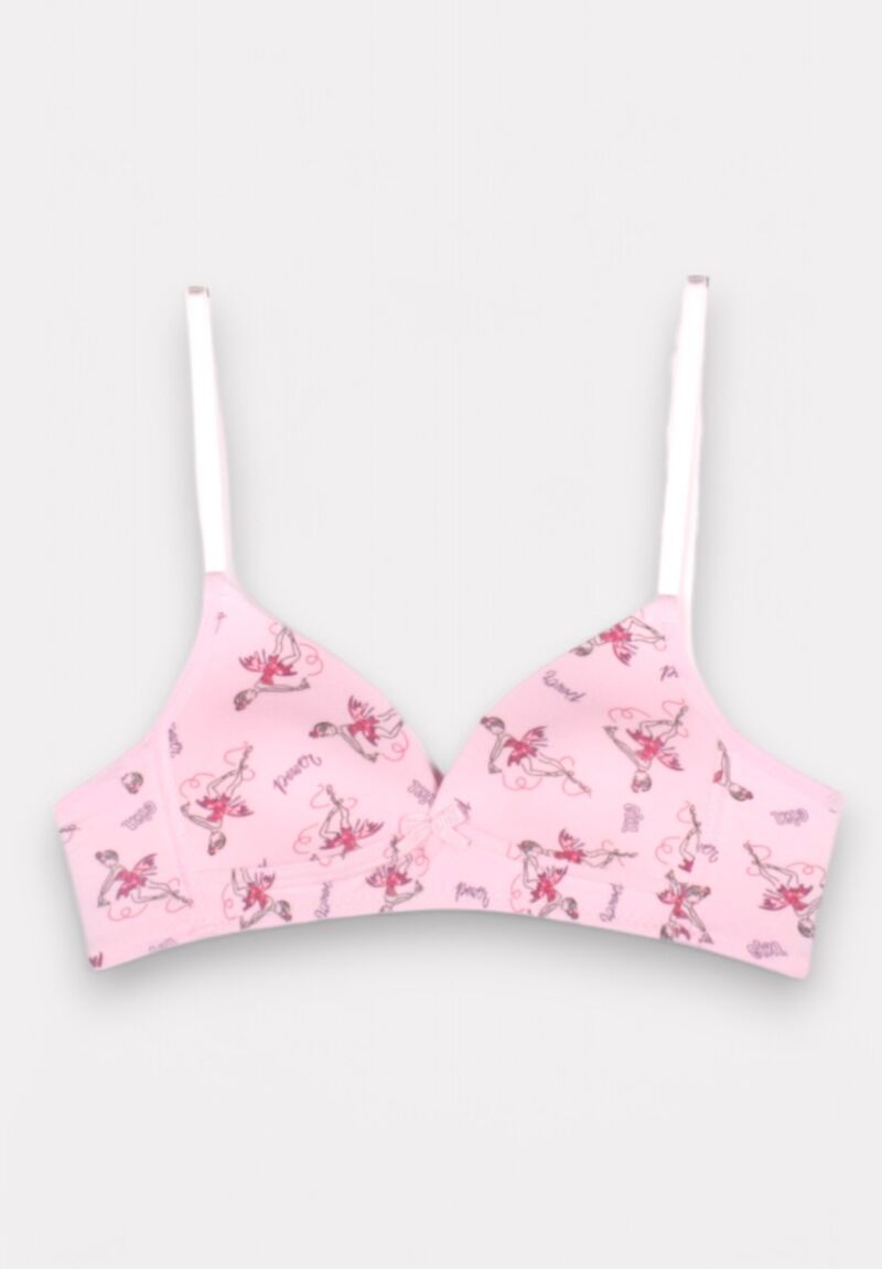 Σουτιέν Εφηβικό Βαμβακερό Biyo Kids Ballerina Ροζ 