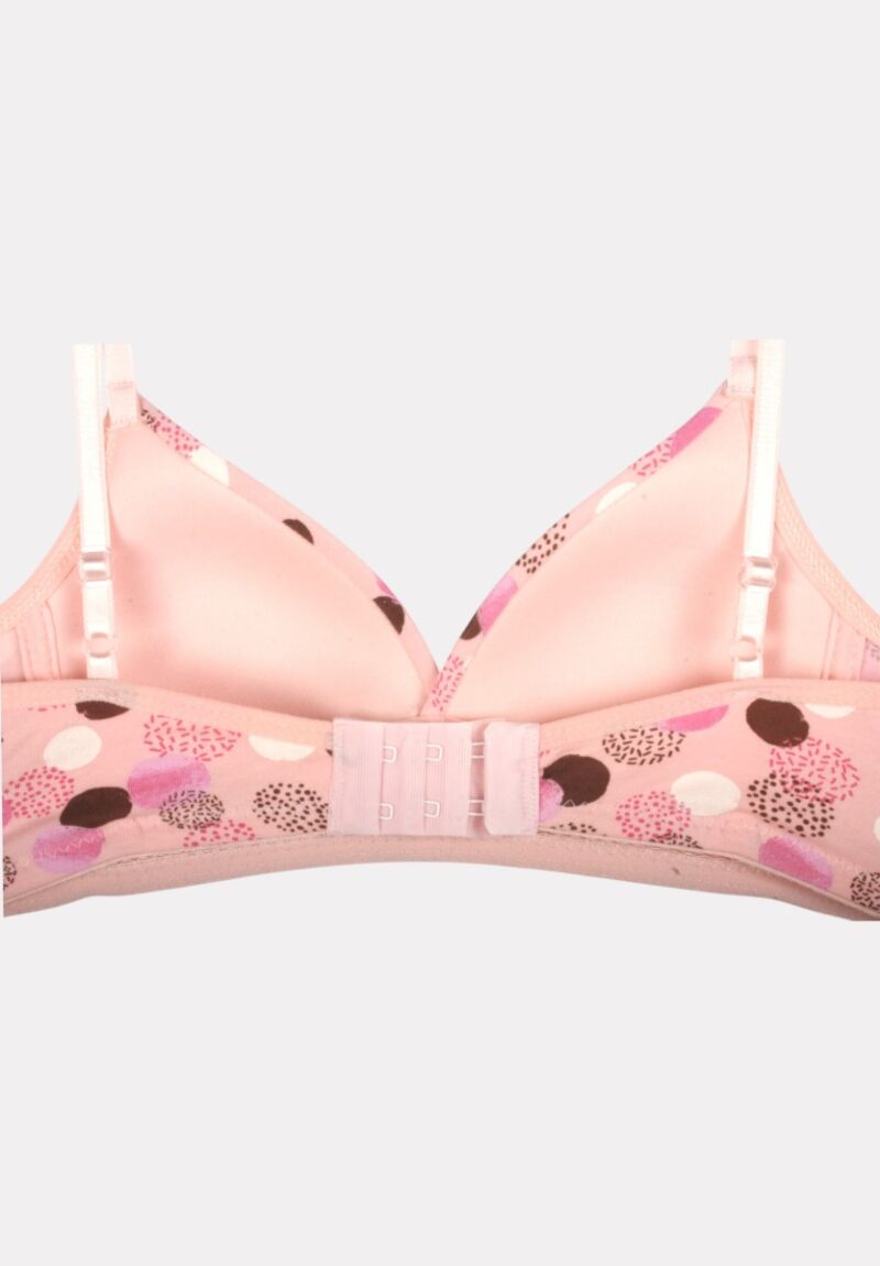 Σουτιέν Εφηβικό Βαμβακερό Biyo Kids Dots Σομόν