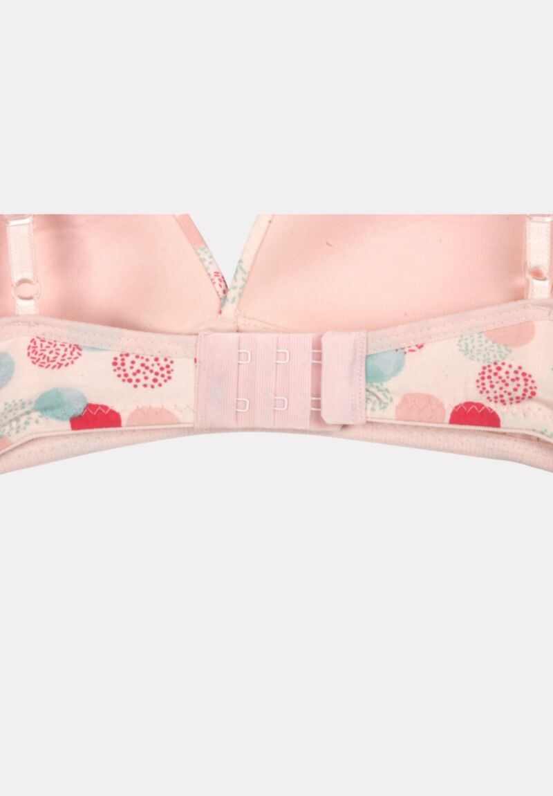 Σουτιέν Εφηβικό Βαμβακερό Biyo Kids Dots Baby Pink