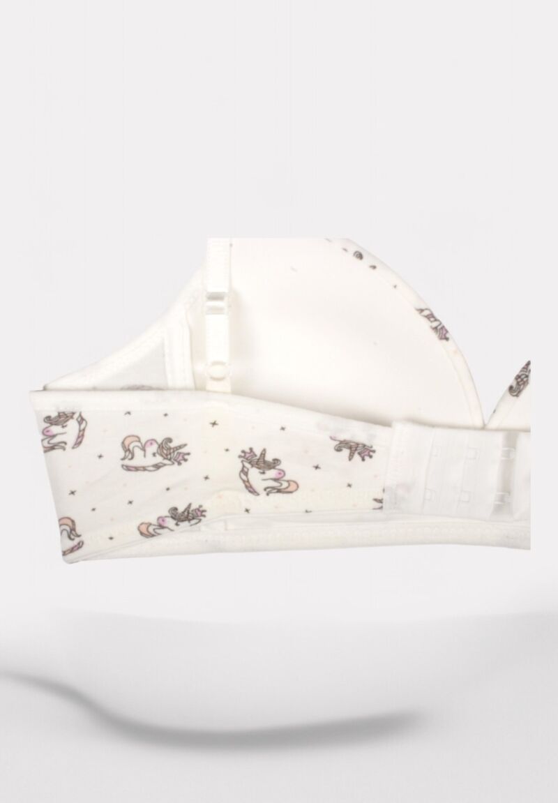 Σουτιέν Εφηβικό Βαμβακερό Biyo Kids Unicorn Εκρού