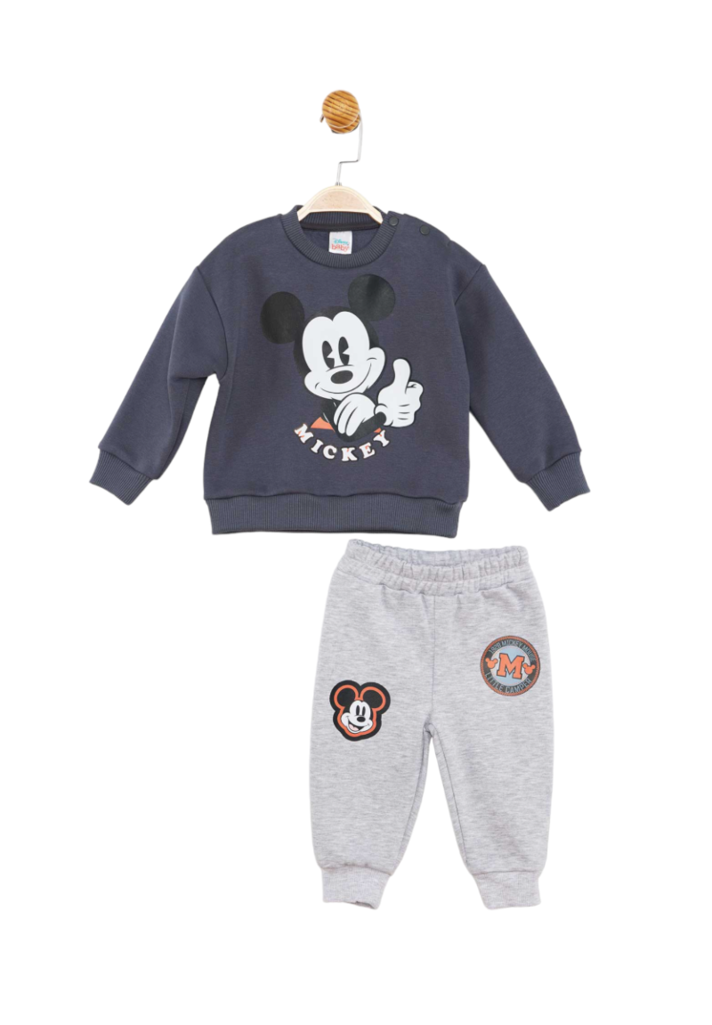 ΣΕΤ ΒΡΕΦΙΚΗ ΦΟΡΜΑ CIMPA MICKEY MOUSE ΑΝΘΡΑΚΙ ΓΚΡΙ