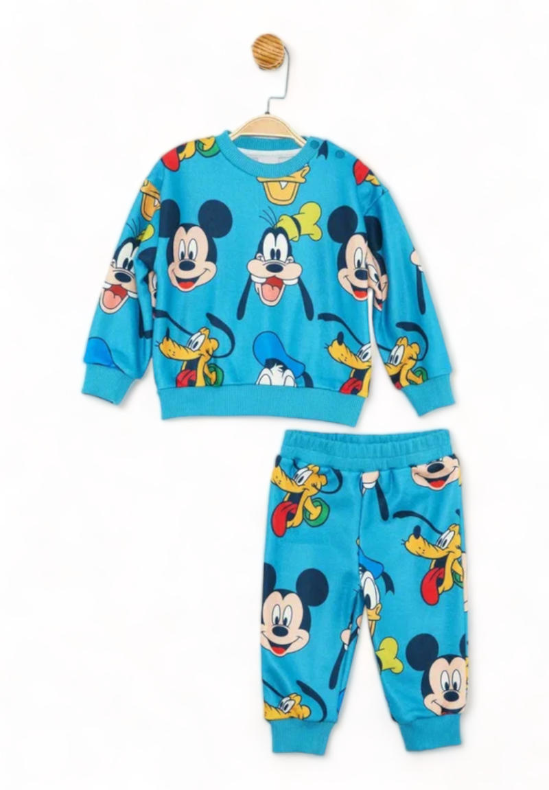 Βρεφικό σετ Fleece φόρμας Cimpa με Pluto Goofy Donald